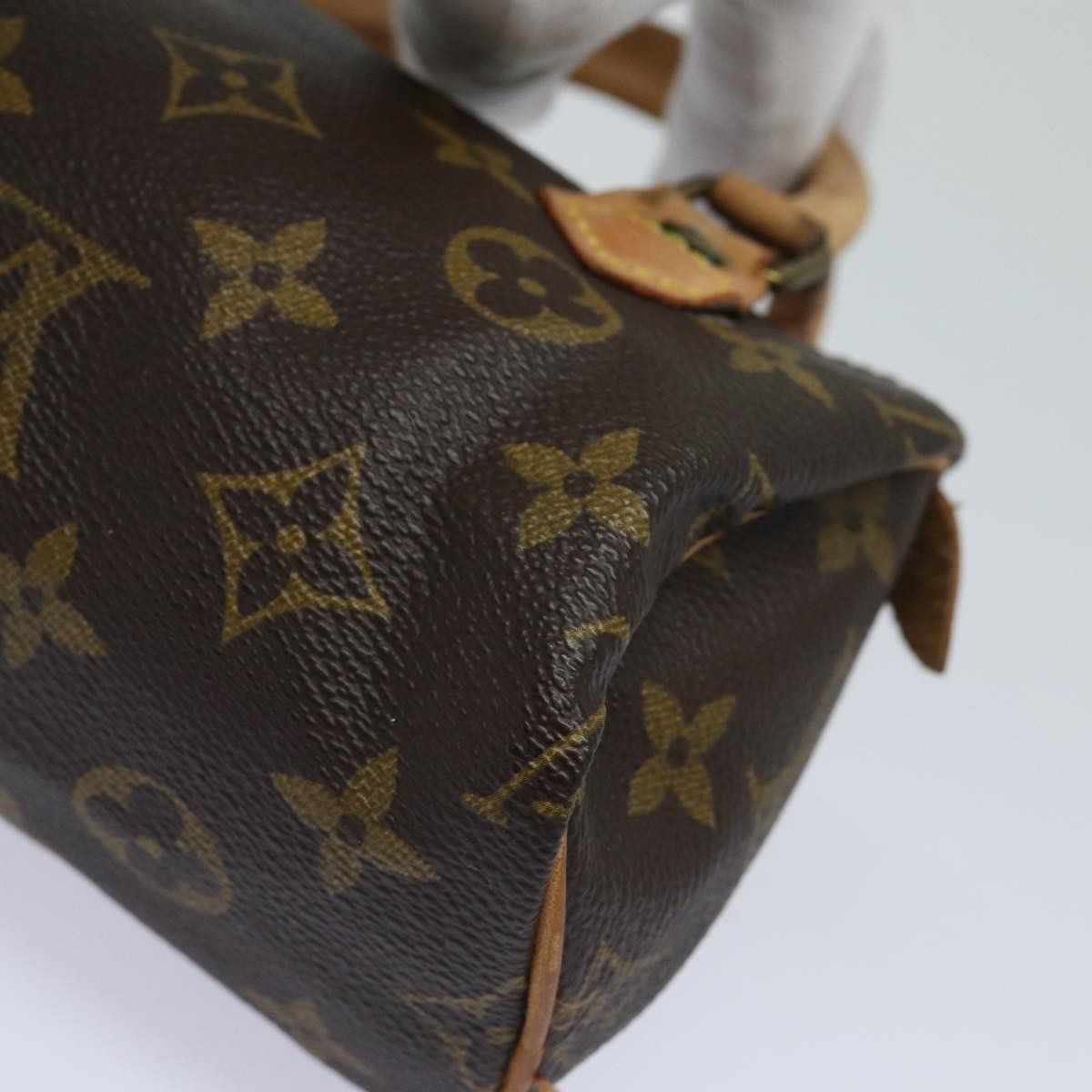 Louis Vuitton Nano Speedy Brown Canvas Handbag (Pre-Owned) Size ONE SIZE - 17 Thumbnail