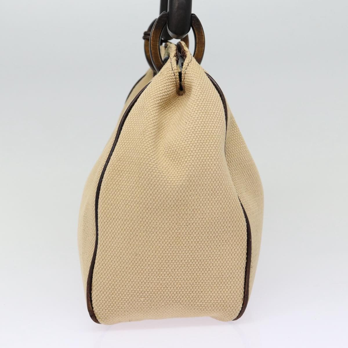 Gucci -- Beige Canvas Handbag (Pre-Owned) Size ONE SIZE - 11 Thumbnail