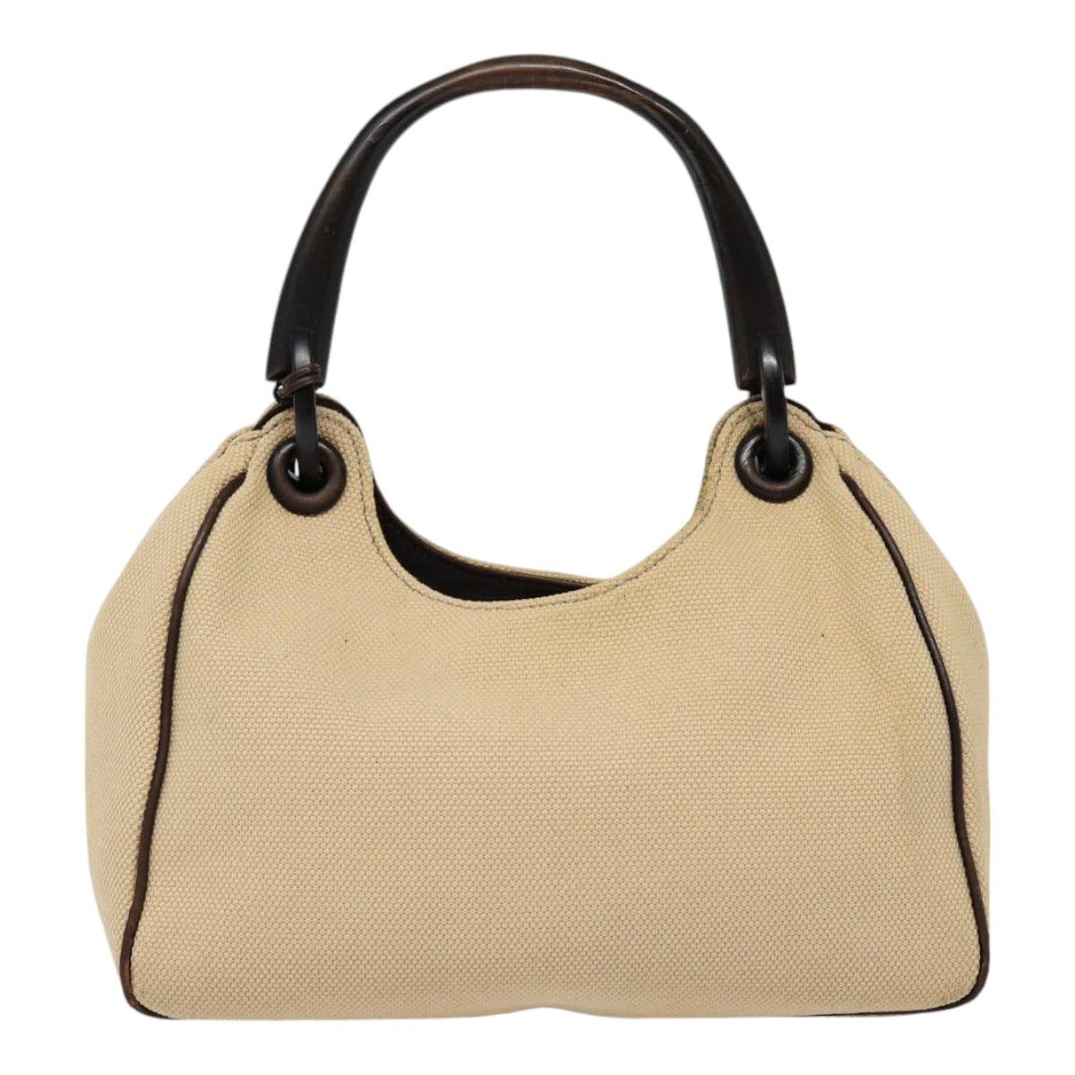 Gucci -- Beige Canvas Handbag (Pre-Owned) Size ONE SIZE - 2 Thumbnail