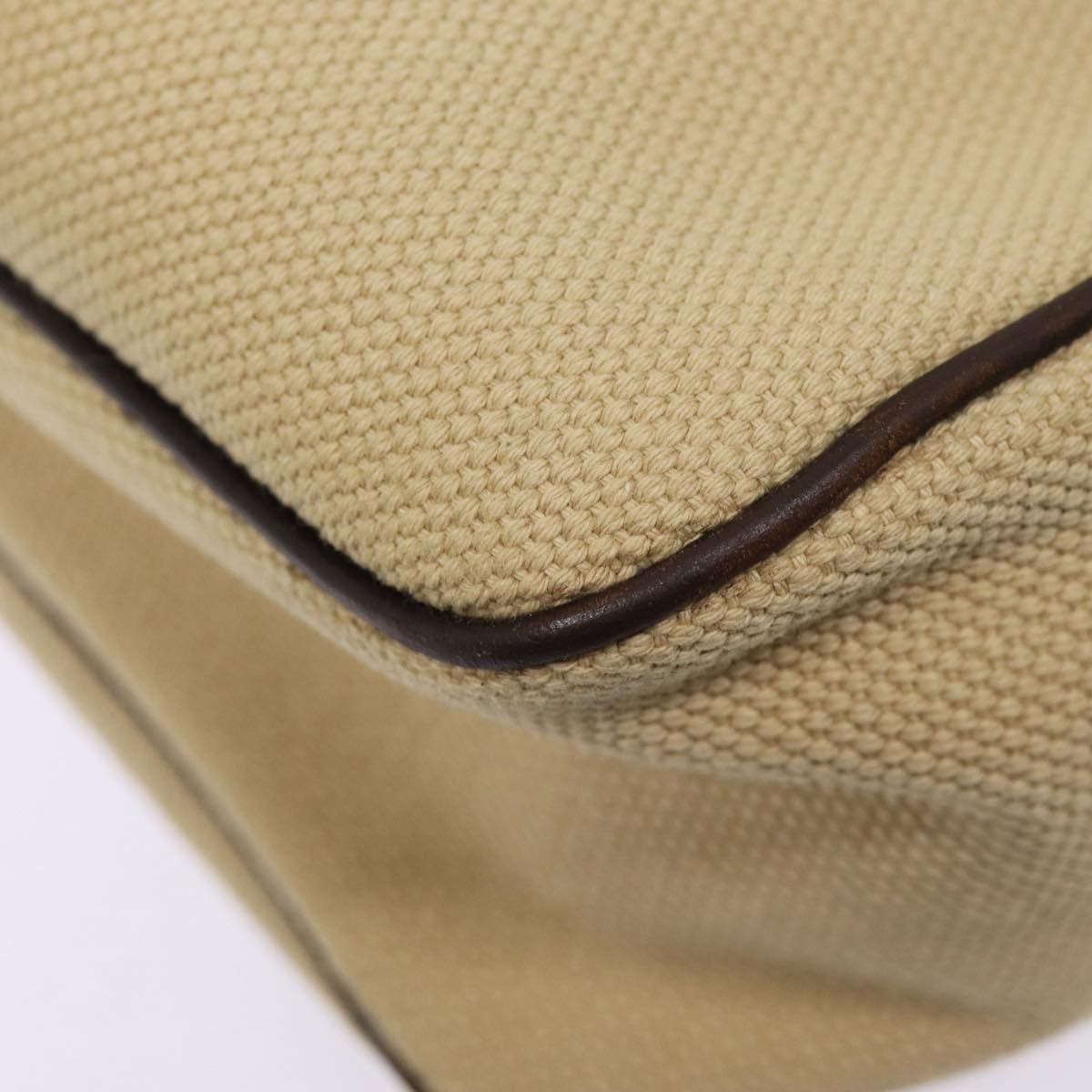 Gucci -- Beige Canvas Handbag (Pre-Owned) Size ONE SIZE - 18 Thumbnail