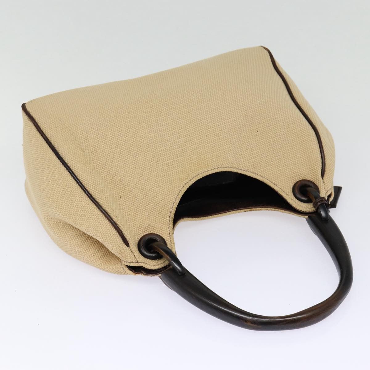 Gucci -- Beige Canvas Handbag (Pre-Owned) Size ONE SIZE - 5 Thumbnail