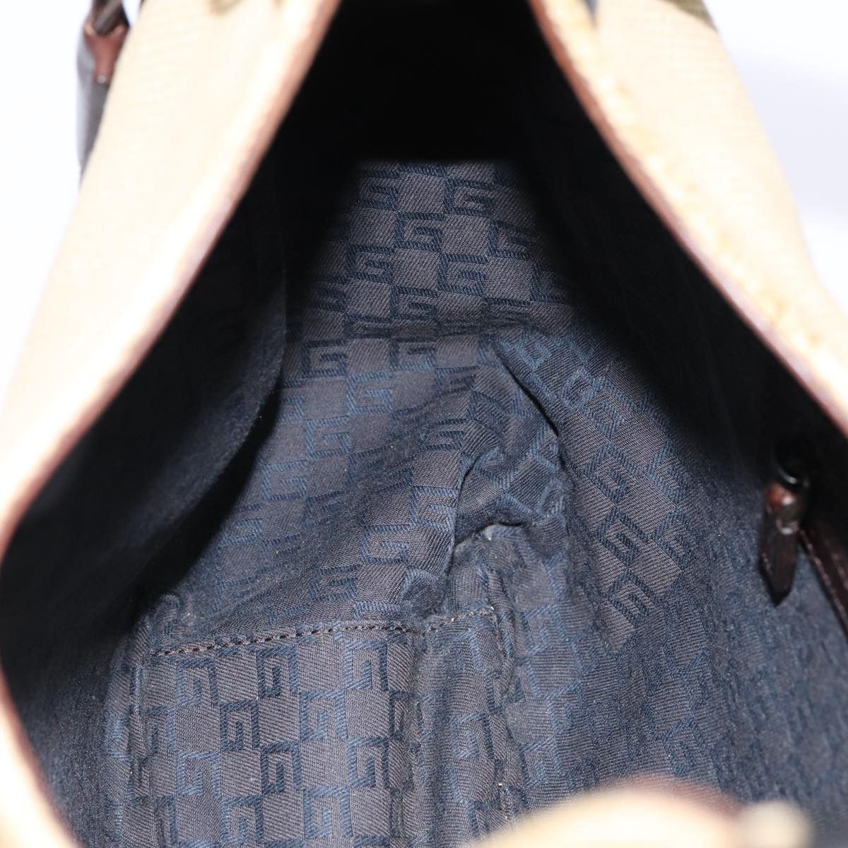 Gucci -- Beige Canvas Handbag (Pre-Owned) Size ONE SIZE - 13 Thumbnail