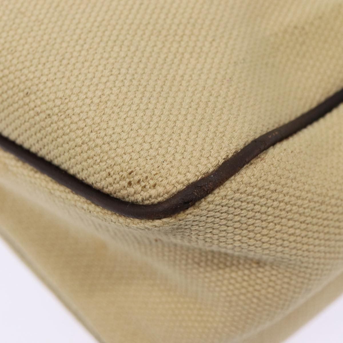 Gucci -- Beige Canvas Handbag (Pre-Owned) Size ONE SIZE - 14 Thumbnail