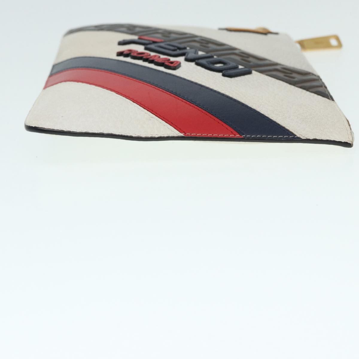 Fendi Beige Leather Clutch Bag (Pre-Owned) Size ONE SIZE - 3 Thumbnail