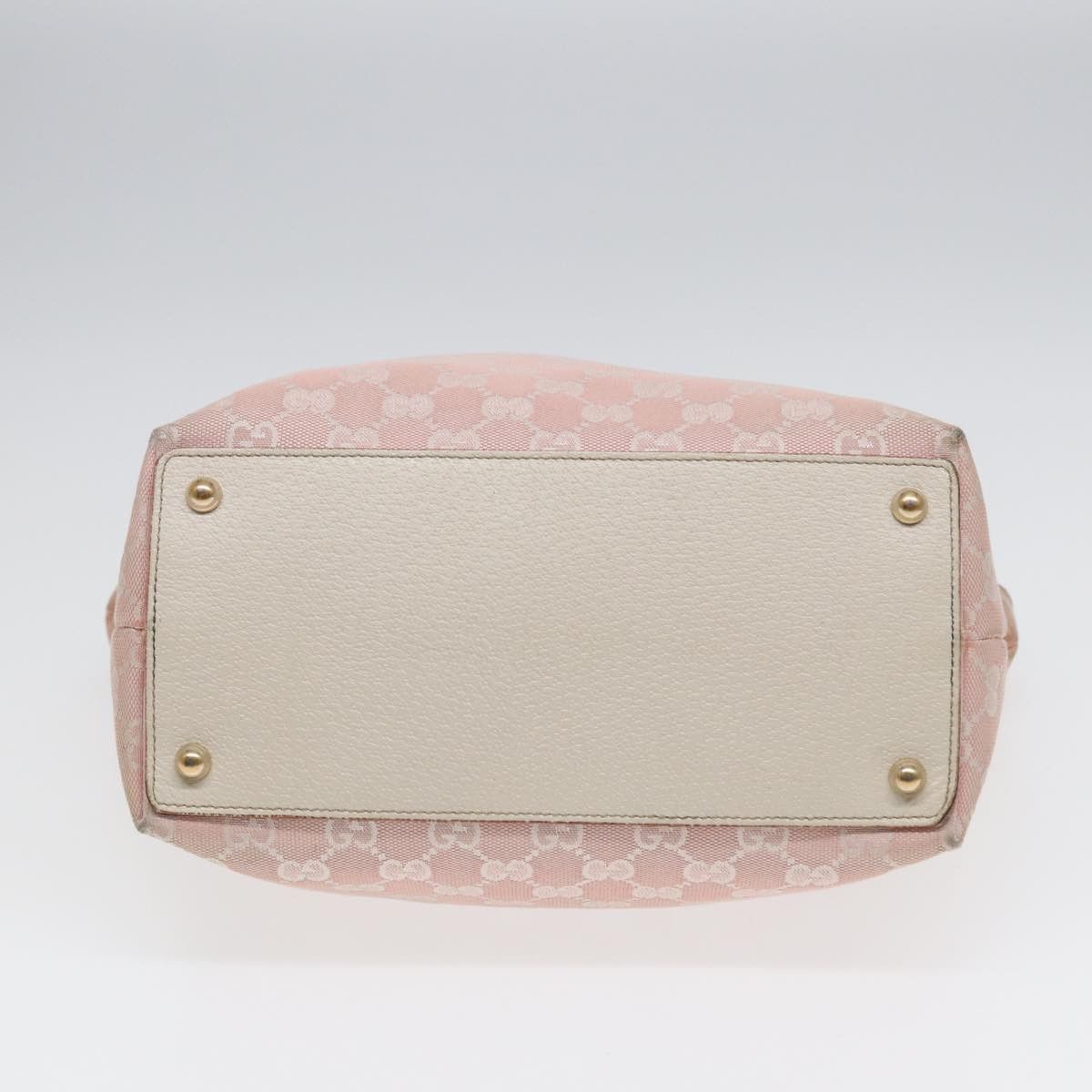 Gucci Gg Pattern Pink Canvas Tote Bag (Pre-Owned) Size ONE SIZE - 17 Thumbnail