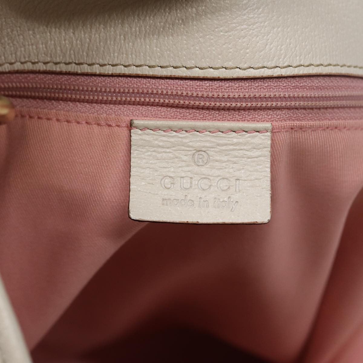 Gucci Gg Pattern Pink Canvas Tote Bag (Pre-Owned) Size ONE SIZE - 11 Thumbnail
