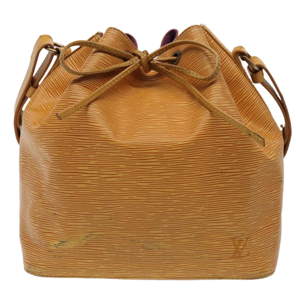 Louis Vuitton Noé Yellow Leather Shoulder Bag (Pre-Owned) Size ONE SIZE - 12 Thumbnail
