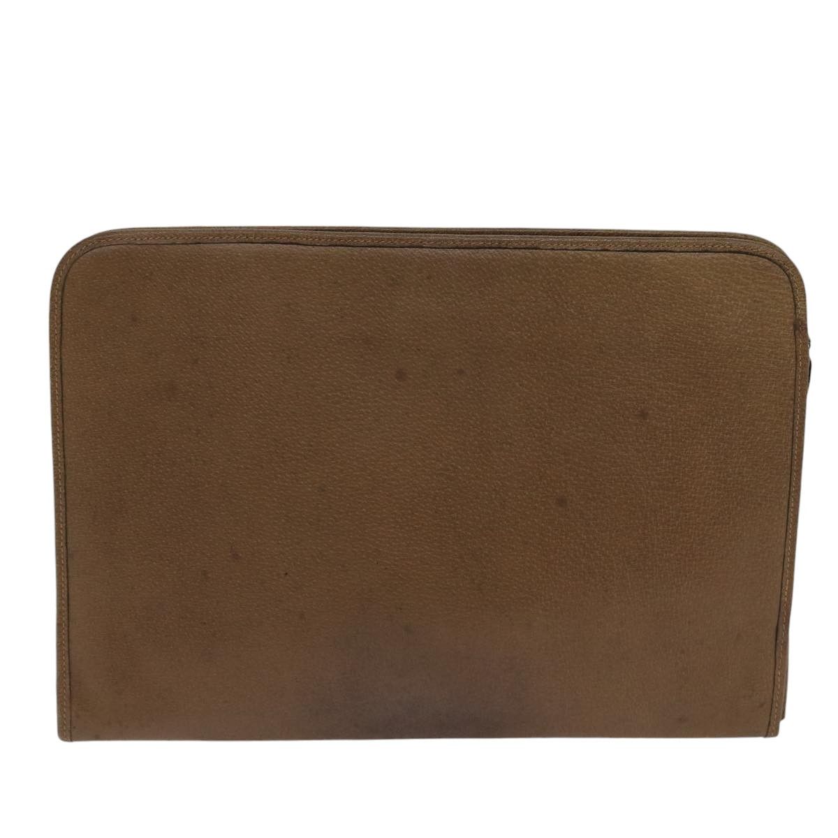 Gucci Document Bag Brown Leather Clutch Bag (Pre-Owned) Size ONE SIZE - 2 Thumbnail