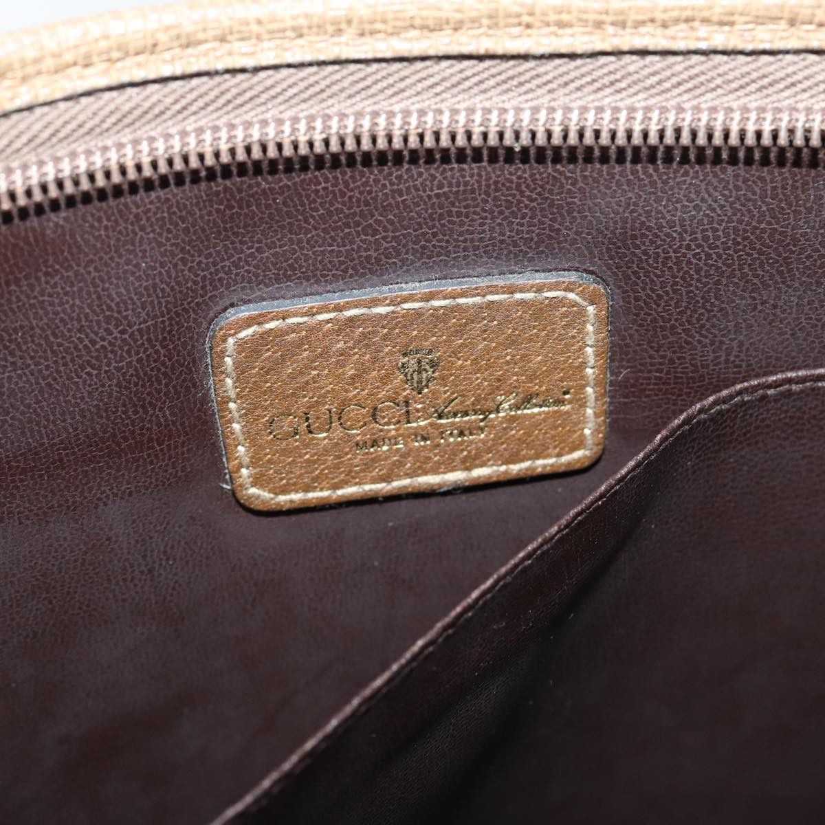 Gucci Document Bag Brown Leather Clutch Bag (Pre-Owned) Size ONE SIZE - 6 Thumbnail