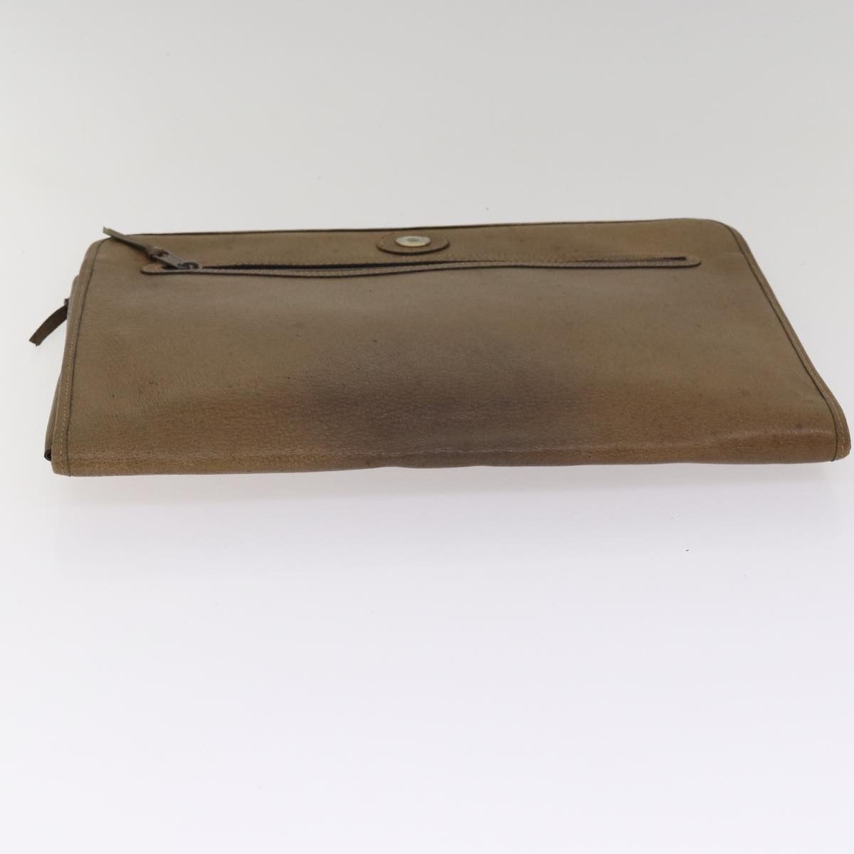 Gucci Document Bag Brown Leather Clutch Bag (Pre-Owned) Size ONE SIZE - 3 Thumbnail