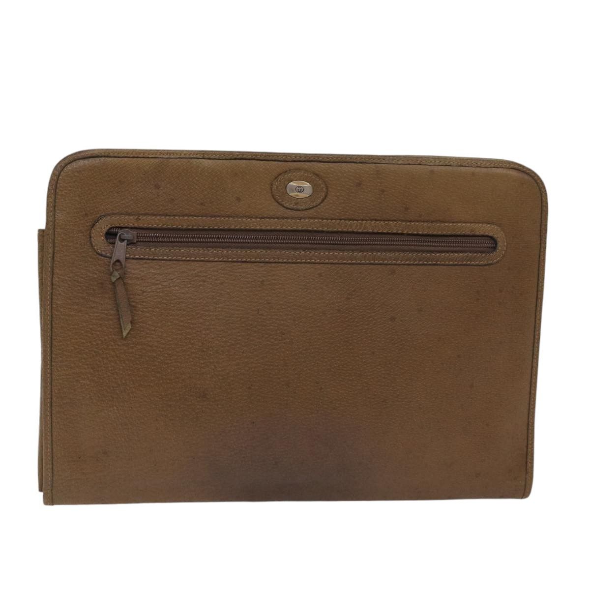 Gucci Document Bag Brown Leather Clutch Bag (Pre-Owned) Size ONE SIZE - 14 Thumbnail