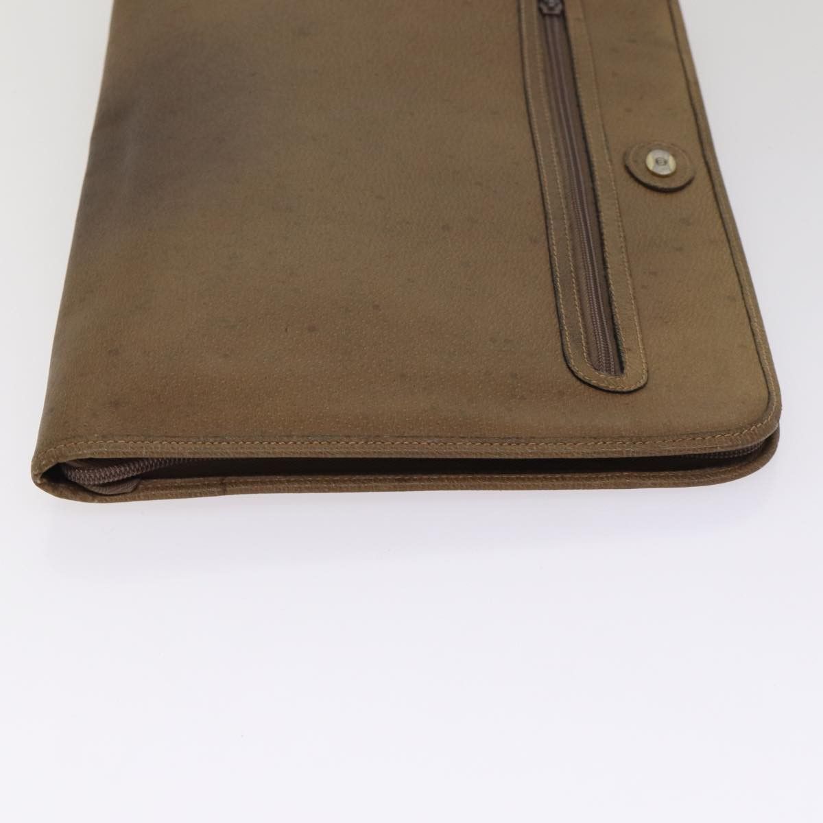 Gucci Document Bag Brown Leather Clutch Bag (Pre-Owned) Size ONE SIZE - 7 Thumbnail