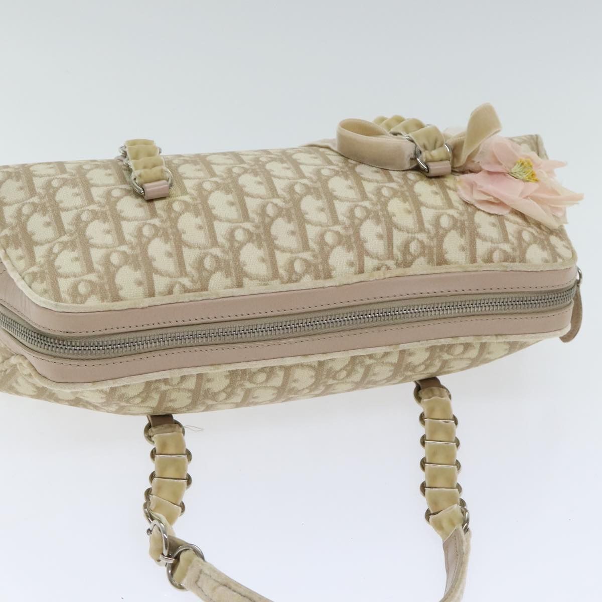 Dior Romantique Beige Canvas Handbag (Pre-Owned) Size ONE SIZE - 16 Thumbnail