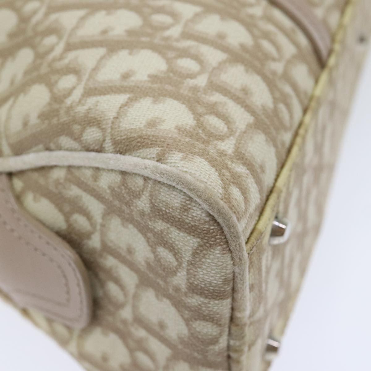 Dior Romantique Beige Canvas Handbag (Pre-Owned) Size ONE SIZE - 7 Thumbnail