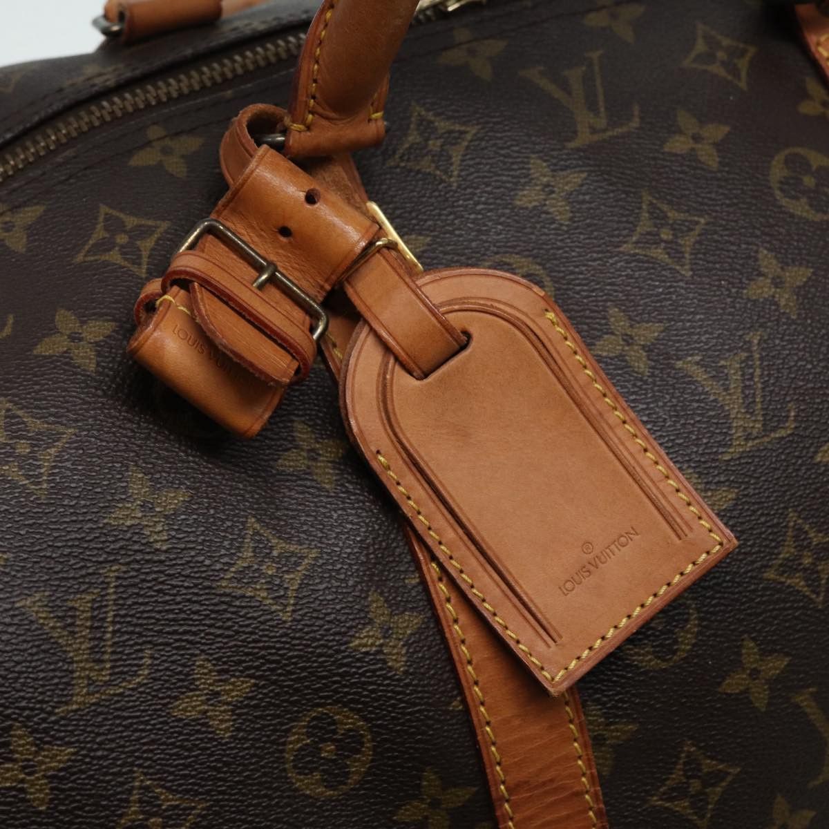Louis Vuitton Keepall 60 Brown Canvas Travel Bag (Pre-Owned) Size ONE SIZE - 10 Thumbnail