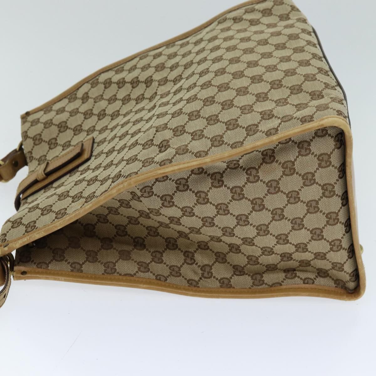 Gucci Gg Canvas Beige Canvas Tote Bag (Pre-Owned) Size ONE SIZE - 10 Thumbnail
