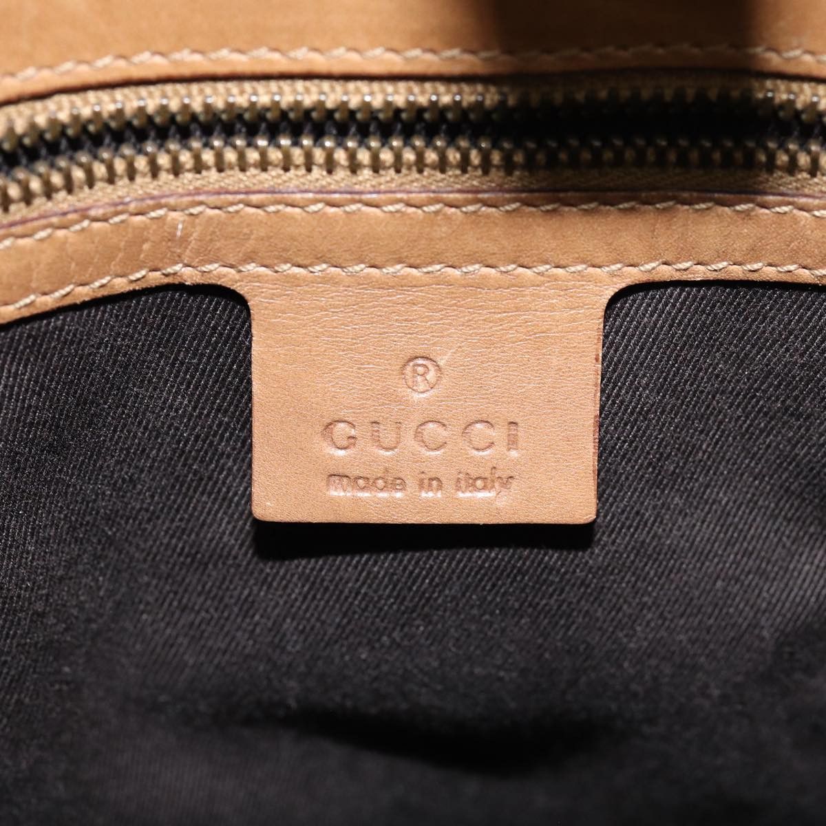 Gucci Gg Canvas Beige Canvas Tote Bag (Pre-Owned) Size ONE SIZE - 8 Thumbnail