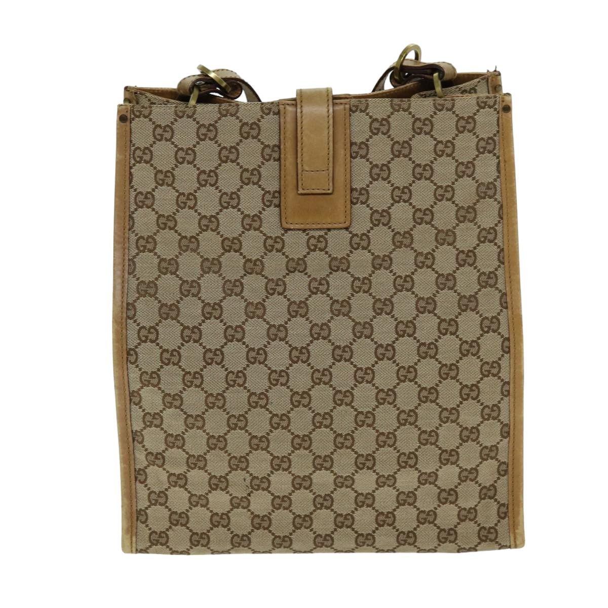 Gucci Gg Canvas Beige Canvas Tote Bag (Pre-Owned) Size ONE SIZE - 2 Thumbnail