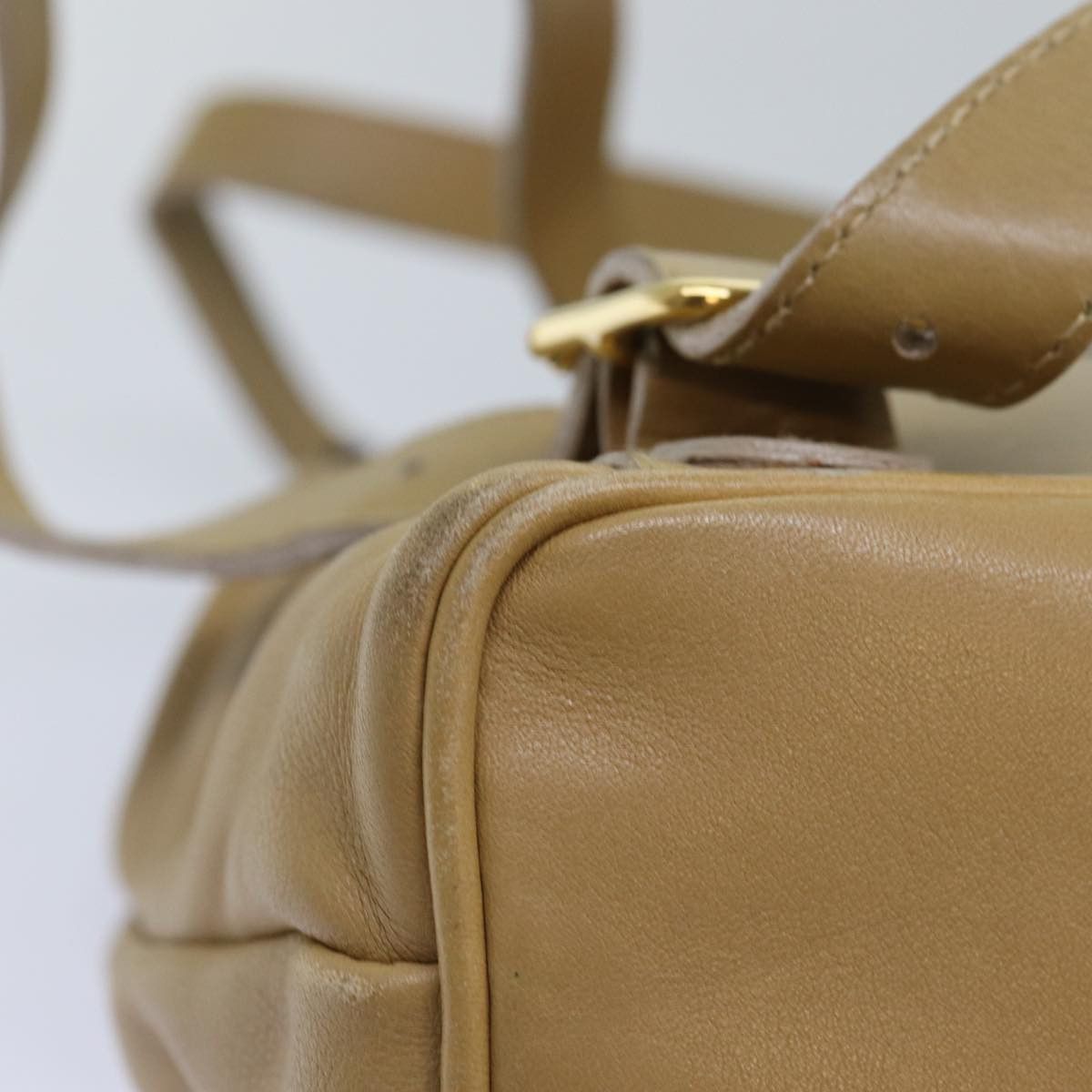 Gucci Bamboo Beige Leather Backpack Bag (Pre-Owned) Size ONE SIZE - 17 Thumbnail