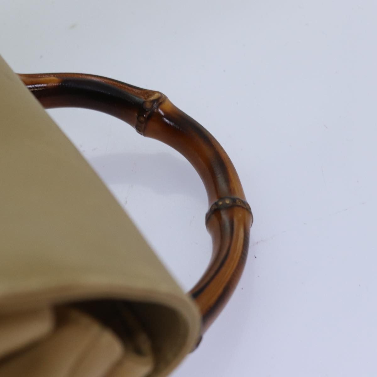 Gucci Bamboo Beige Leather Backpack Bag (Pre-Owned) Size ONE SIZE - 11 Thumbnail