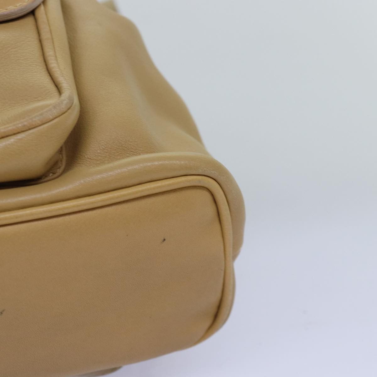 Gucci Bamboo Beige Leather Backpack Bag (Pre-Owned) Size ONE SIZE - 16 Thumbnail