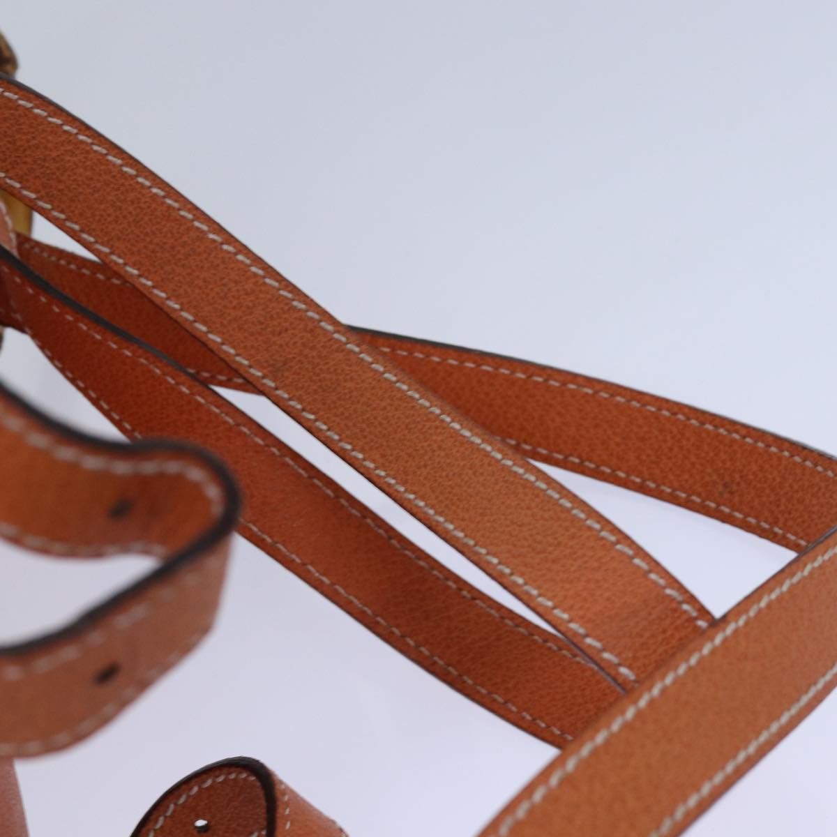 Gucci Bamboo Orange Suede Backpack Bag (Pre-Owned) Size ONE SIZE - 16 Thumbnail