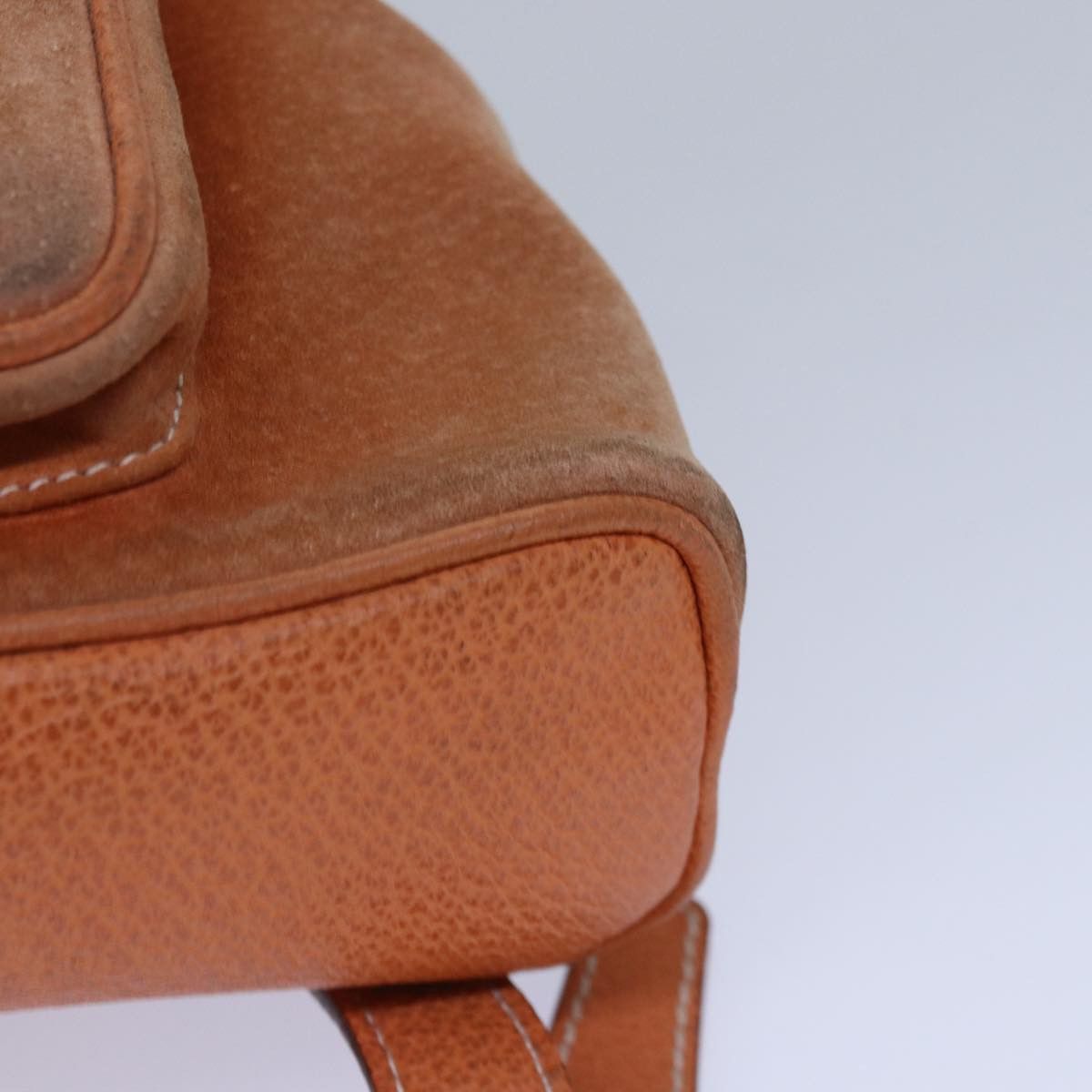 Gucci Bamboo Orange Suede Backpack Bag (Pre-Owned) Size ONE SIZE - 17 Thumbnail
