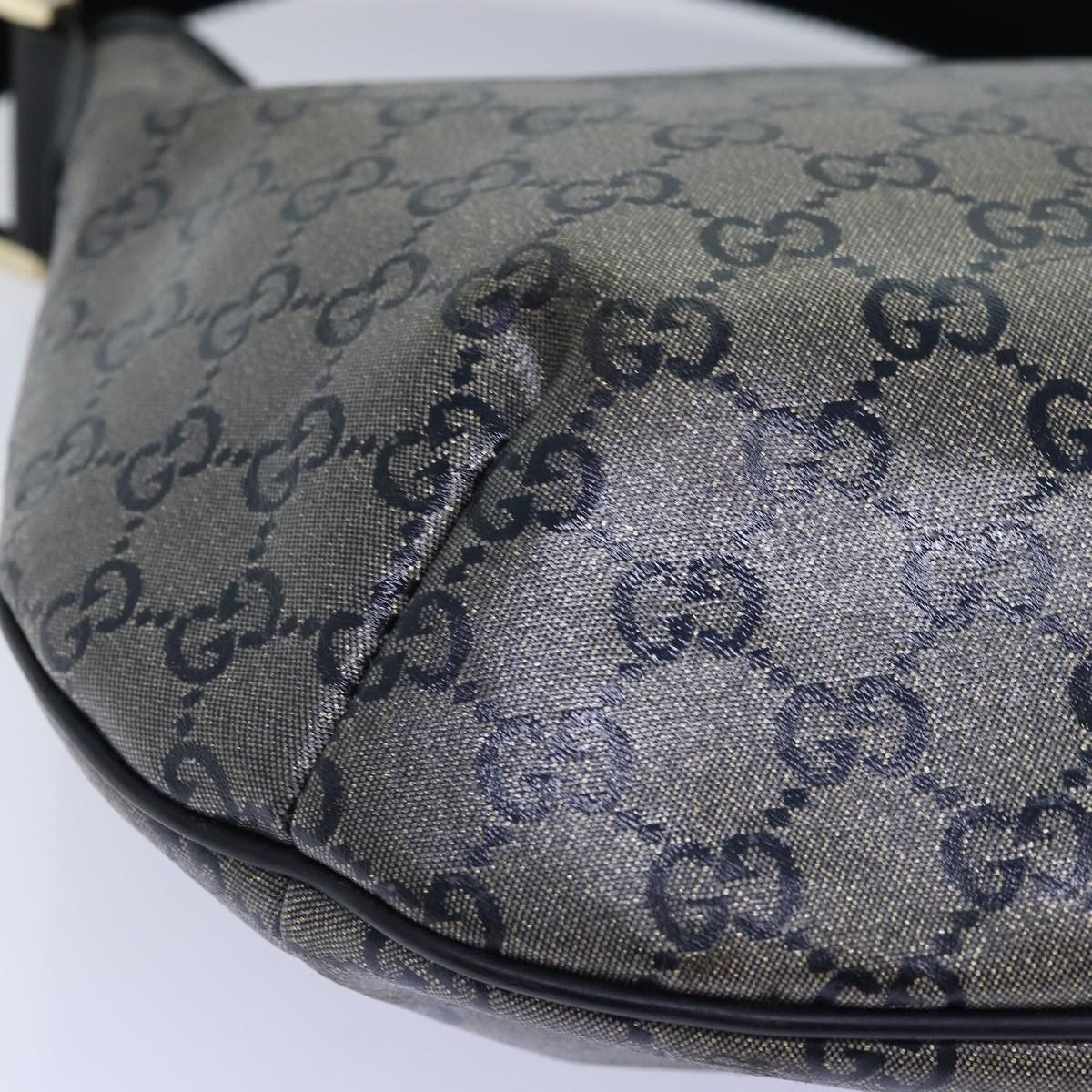 Gucci Gg Crystal Black Canvas Shoulder Bag (Pre-Owned) Size ONE SIZE - 16 Thumbnail