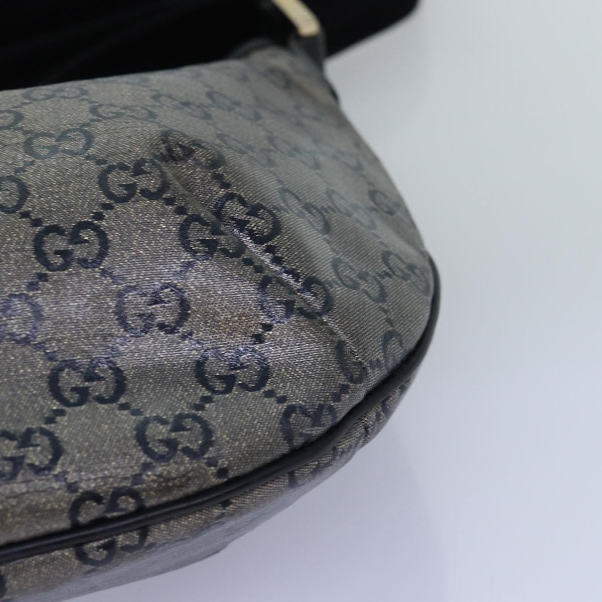 Gucci Gg Crystal Black Canvas Shoulder Bag (Pre-Owned) Size ONE SIZE - 15 Thumbnail