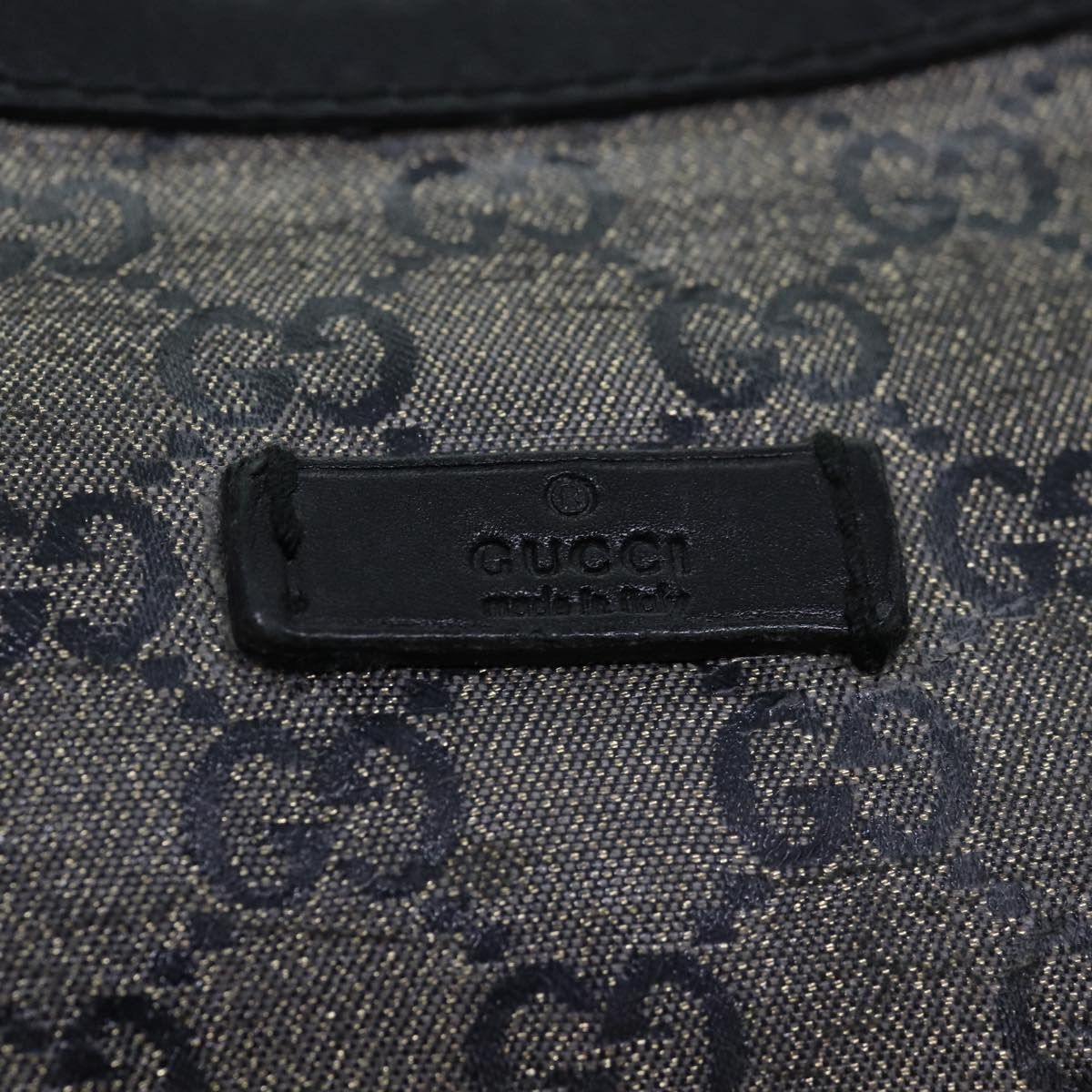 Gucci Gg Crystal Black Canvas Shoulder Bag (Pre-Owned) Size ONE SIZE - 18 Thumbnail