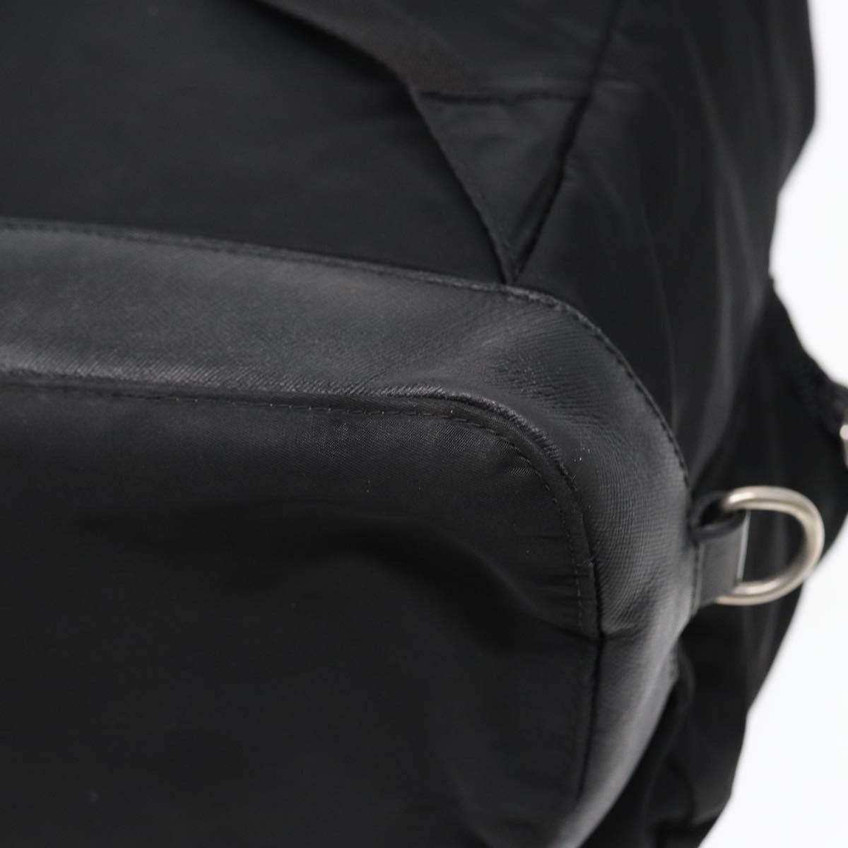 Tessuto Black Synthetic Backpack Bag (Pre-Owned)