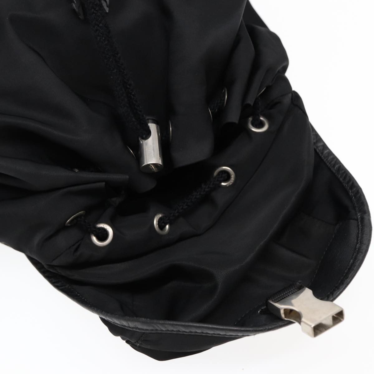 Tessuto Black Synthetic Backpack Bag (Pre-Owned)