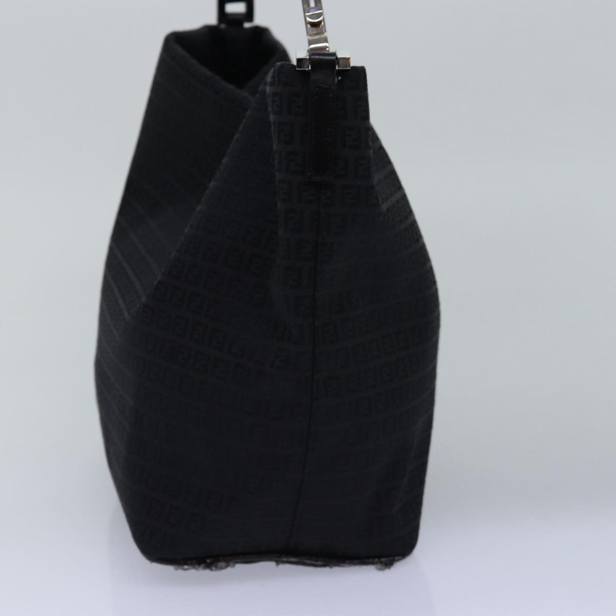 Fendi Zucchino Black Canvas Handbag (Pre-Owned) Size ONE SIZE - 10 Thumbnail