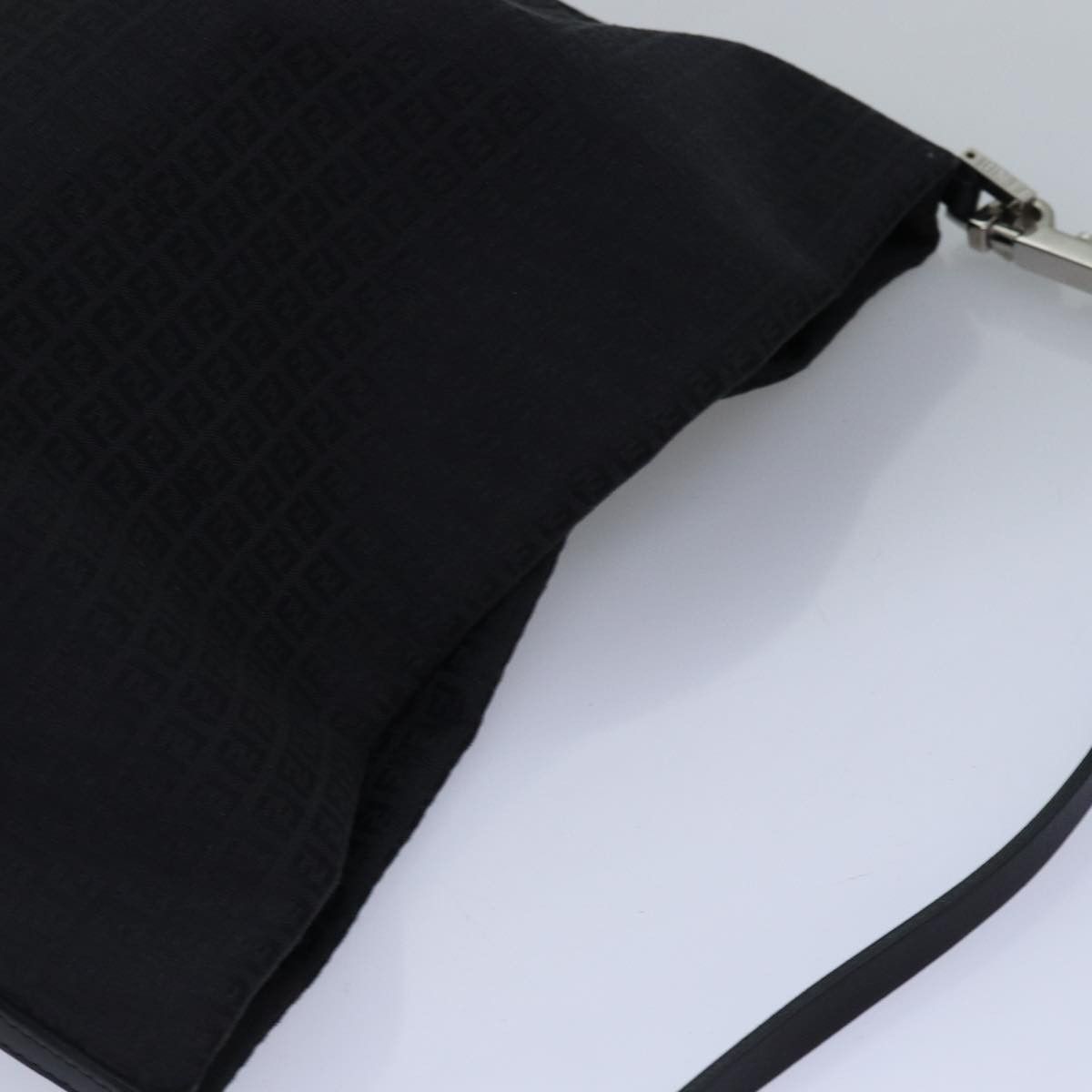 Fendi Zucchino Black Canvas Handbag (Pre-Owned) Size ONE SIZE - 12 Thumbnail