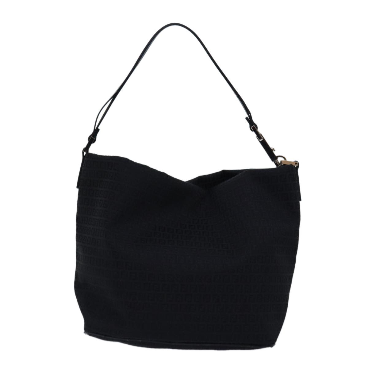 Fendi Zucchino Black Canvas Handbag (Pre-Owned) Size ONE SIZE - 2 Thumbnail