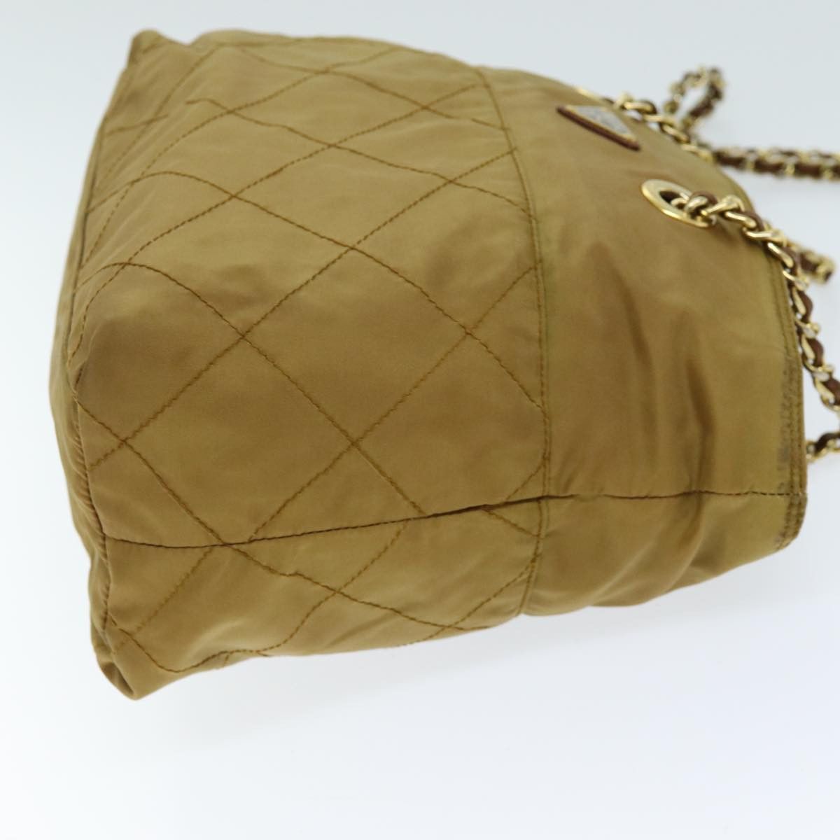 Prada Tessuto Beige Synthetic Shoulder Bag (Pre-Owned) Size ONE SIZE - 11 Thumbnail
