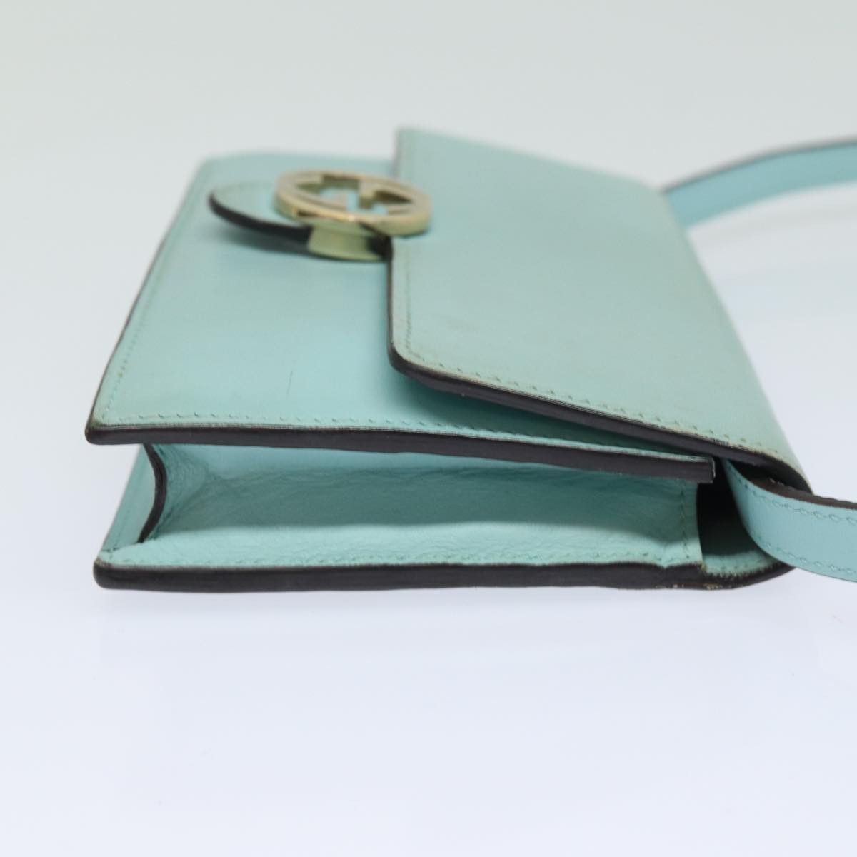 Gucci Blue Leather Wallet (Pre-Owned) Size ONE SIZE - 10 Thumbnail