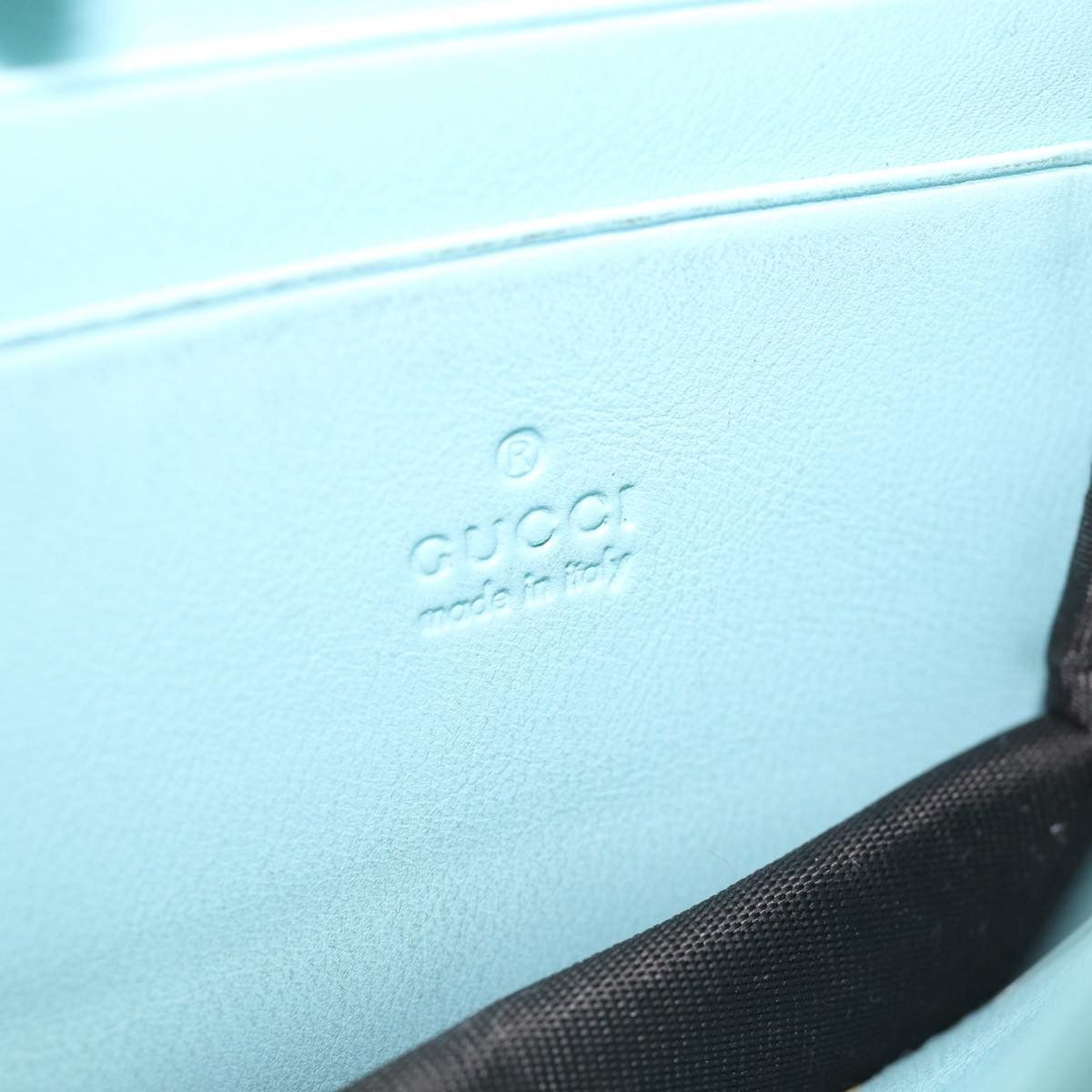 Gucci Blue Leather Wallet (Pre-Owned) Size ONE SIZE - 7 Thumbnail