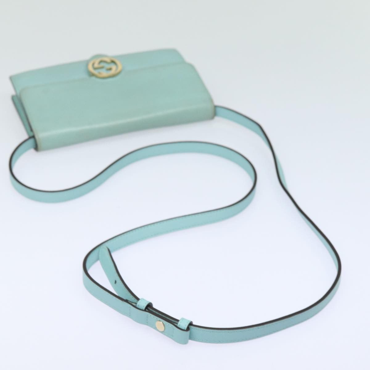 Gucci Blue Leather Wallet (Pre-Owned) Size ONE SIZE - 12 Thumbnail