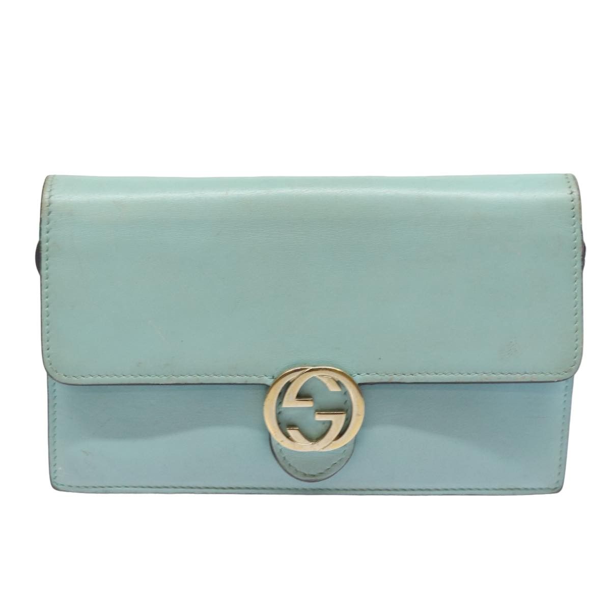 Gucci Blue Leather Wallet (Pre-Owned) Size ONE SIZE - 16 Thumbnail
