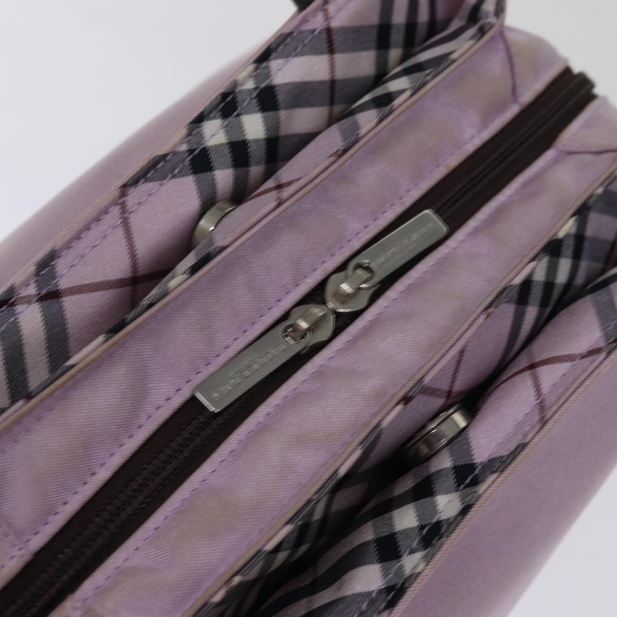 Burberry Nova Check Pink Synthetic Handbag (Pre-Owned) Size ONE SIZE - 9 Thumbnail