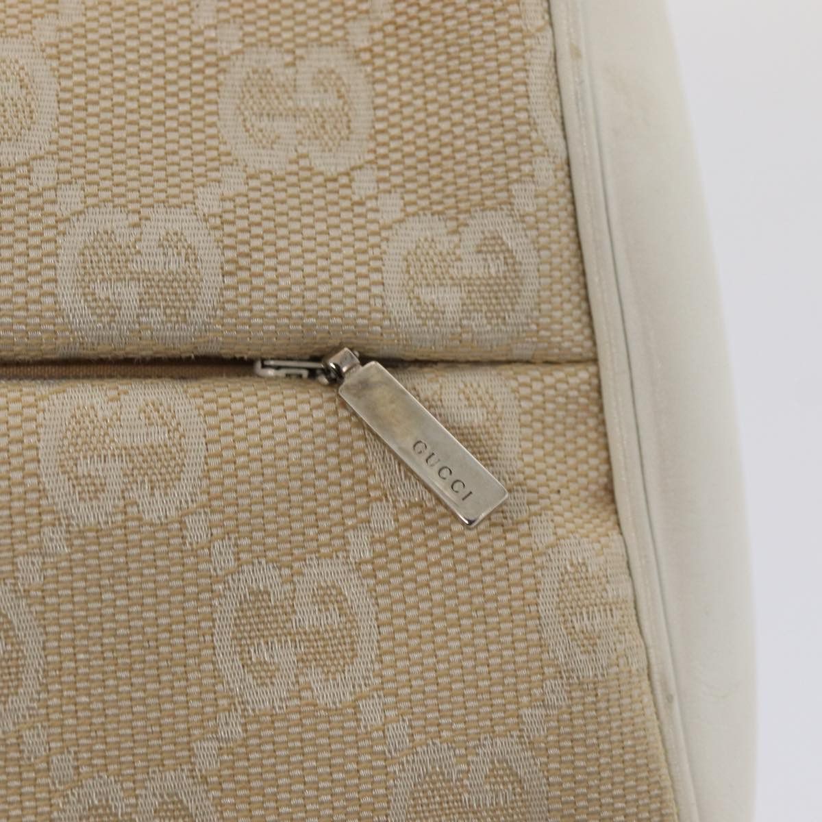 Gucci Bamboo Beige Canvas Handbag (Pre-Owned) Size ONE SIZE - 20 Thumbnail