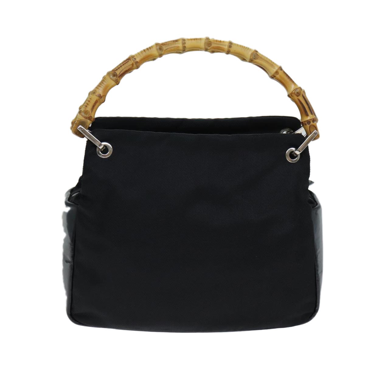 Gucci Bamboo Black Synthetic Handbag (Pre-Owned) Size ONE SIZE - 2 Thumbnail