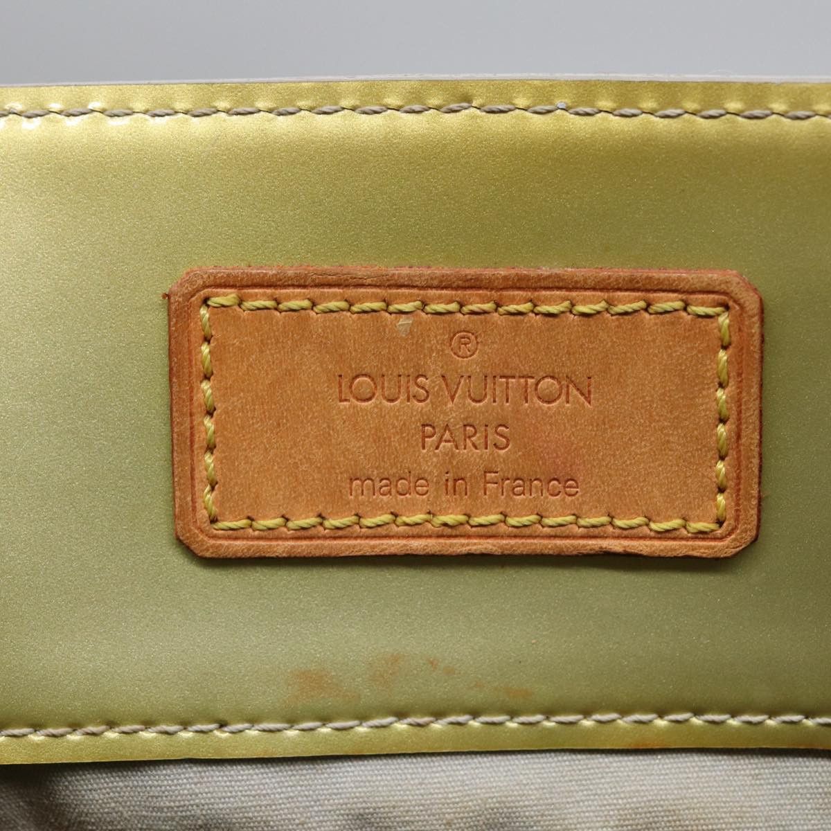 Louis Vuitton Reade Khaki Patent Leather Tote Bag (Pre-Owned) Size ONE SIZE - 8 Thumbnail