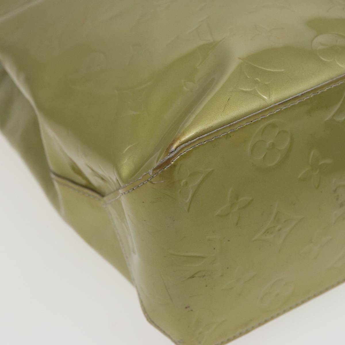 Louis Vuitton Reade Khaki Patent Leather Tote Bag (Pre-Owned) Size ONE SIZE - 15 Thumbnail