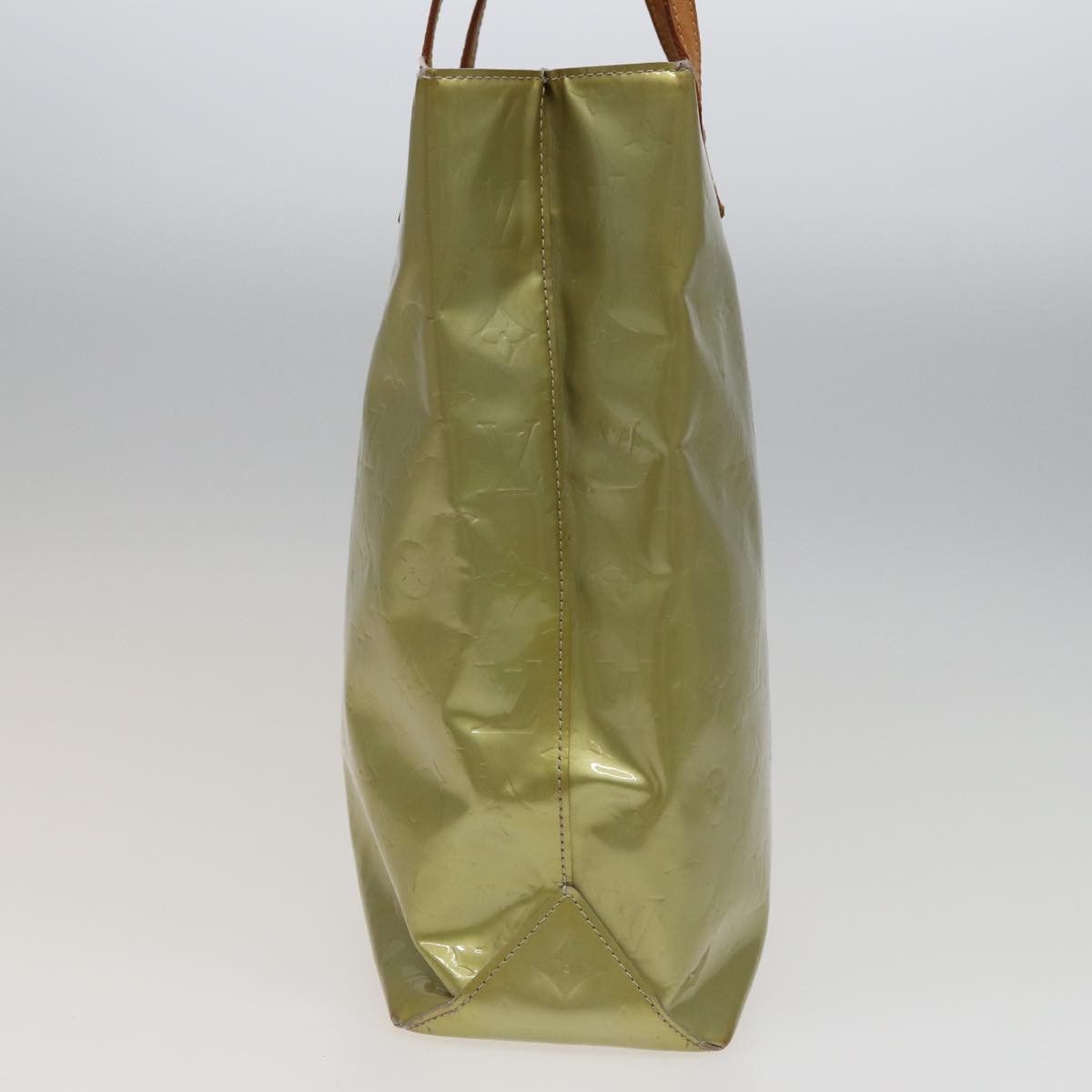 Louis Vuitton Reade Khaki Patent Leather Tote Bag (Pre-Owned) Size ONE SIZE - 12 Thumbnail