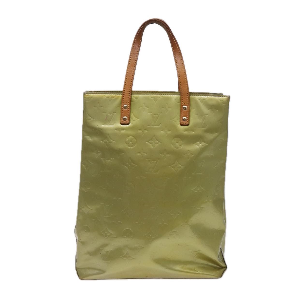 Louis Vuitton Reade Khaki Patent Leather Tote Bag (Pre-Owned) Size ONE SIZE - 2 Thumbnail