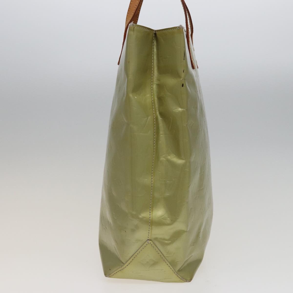 Louis Vuitton Reade Khaki Patent Leather Tote Bag (Pre-Owned) Size ONE SIZE - 11 Thumbnail