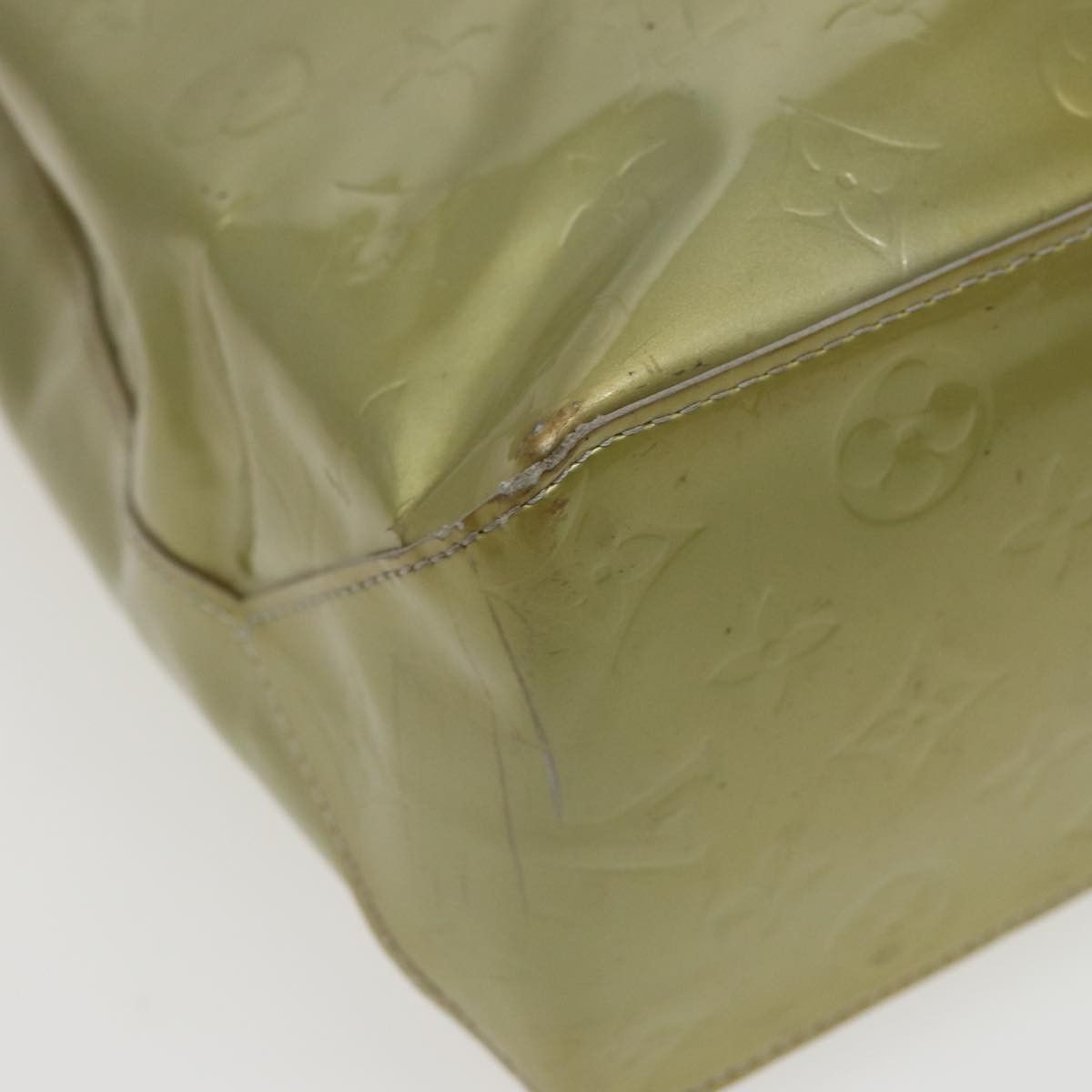 Louis Vuitton Reade Khaki Patent Leather Tote Bag (Pre-Owned) Size ONE SIZE - 18 Thumbnail