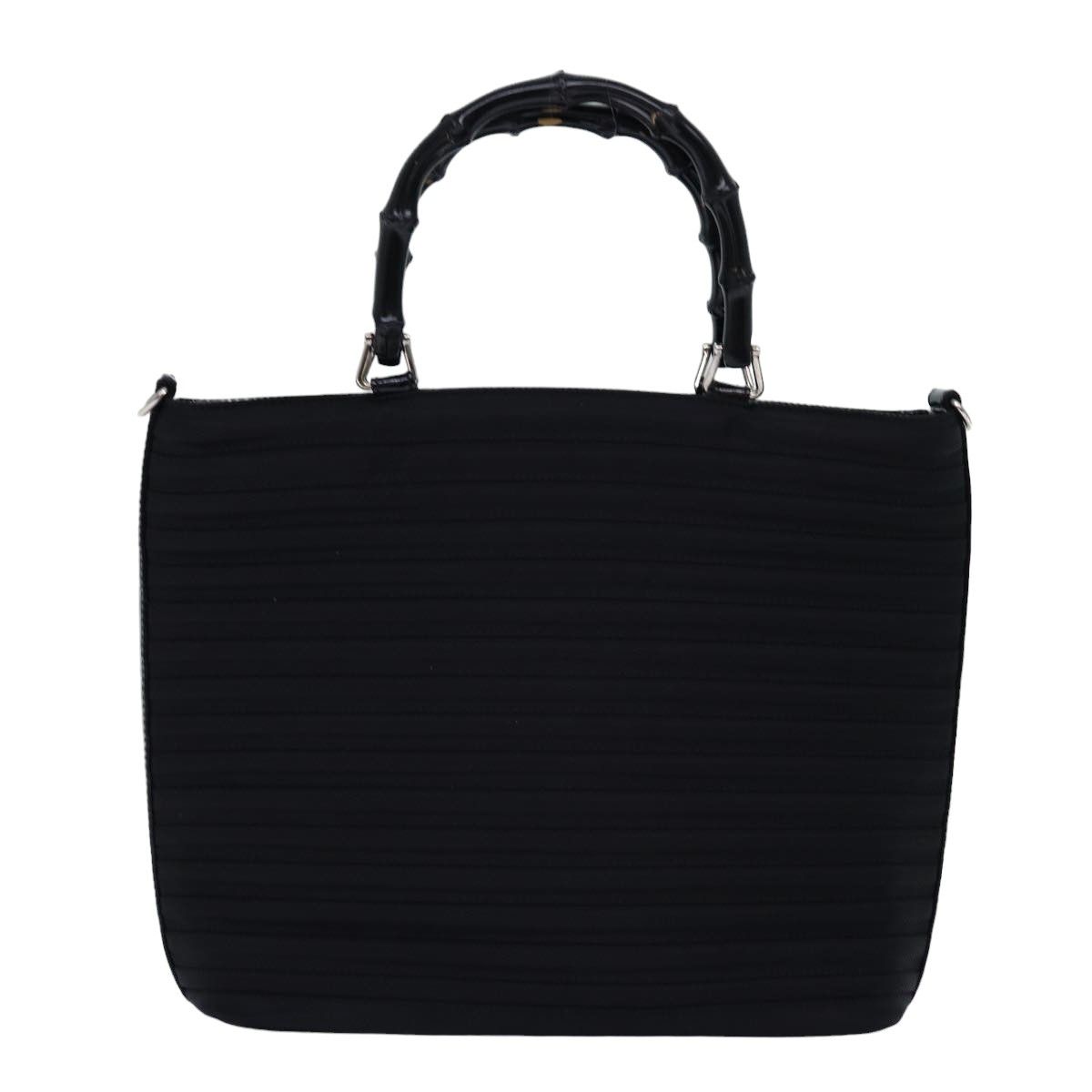 Gucci Bamboo Black Synthetic Handbag (Pre-Owned) Size ONE SIZE - 10 Thumbnail